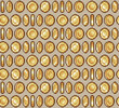 The seamless background with gold coins.
