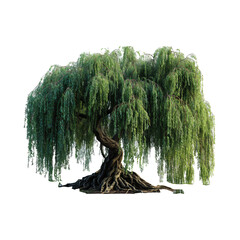 Poster - willow tree isolated on transparent background