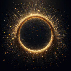 Wall Mural - glitter lights grunge background, gold glitter defocused abstract twinkly lights background.