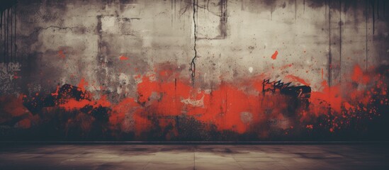 Poster - Bold Contrast of Color and Abstract Form in Modern Wall Art Composition