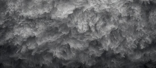 Poster - Ethereal Black and White Clouds of Smoke Evoking Mystery and Intrigue