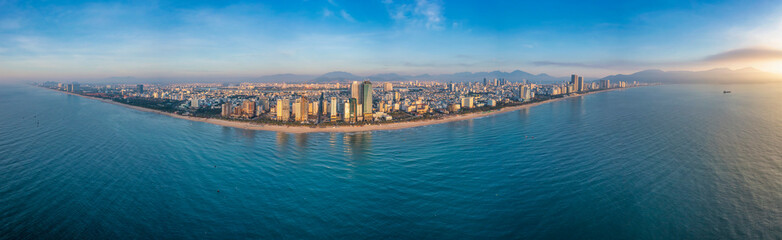 Wall Mural - Aerial view of Da Nang city, Vietnam