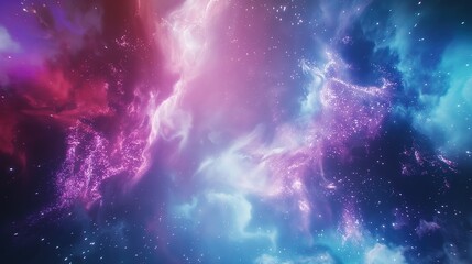 Wall Mural - galaxies in space. cosmos background