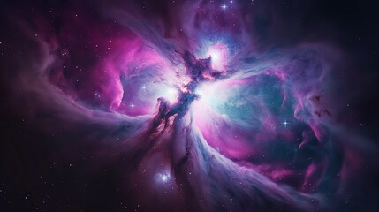 Wall Mural - galaxies in space. cosmos background