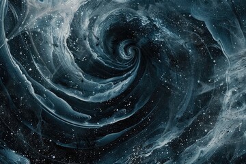 Wall Mural - abstract formations resembling planetary orbits and cosmic trajectories against a backdrop of swirli