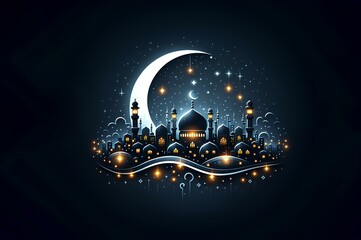 Ramadan Kareem background. Islamic Greeting Cards for Muslim Holidays and Ramadan and Eid Ul Fitar