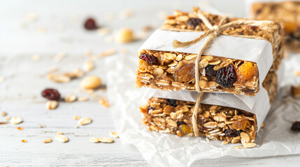 Wall Mural - Health Bars,Energy bars homemade snack for healthy still life