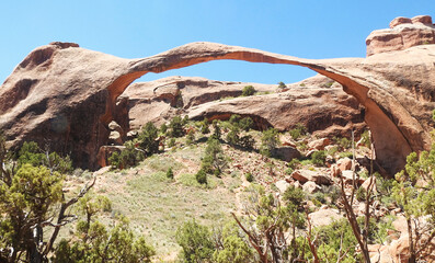 Poster - Landscape Arch, Arches National Park, Utah, United States