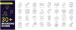 © Iconic Space - Branding icon set editable Stroke. Containing marketing, product, brand value, design, logo, brand development, social media, advertising and loyal customers icons. Editable Outline, Line icon collect