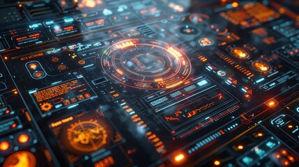 Aufkleber - Graph User Interface (GUI) concept.