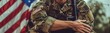 © Roman - Soldier veteran concept background