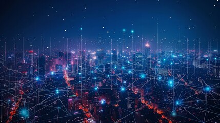 future of urban connectivity as telecommunication engineers implement 5G infrastructure, redefining speed and access