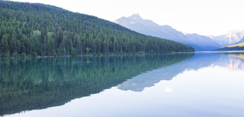 Wall Mural - Bowman lake