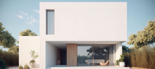 Wall Mural - minimalist luxury elite house 115