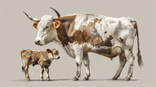 Milk Cow Bull With Calf Bull Buffalo