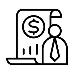 Sticker - Financial Advisor Icon