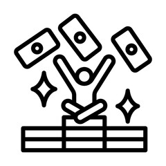 Sticker - Financial Independence Icon