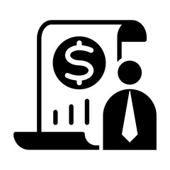 Sticker - Financial Advisor Icon