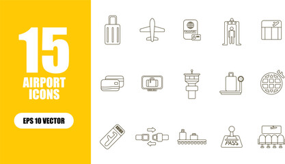 Airport Icon Collection