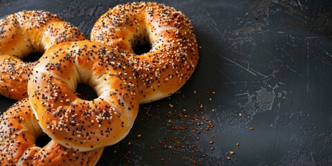 Poster - Bagel background