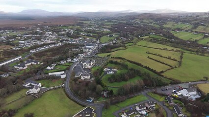 Wall Mural - Aerial view of Ardara in County Donegal - Ireland