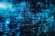 © alexandr - Abstract blue digital lines and graphs on dark background