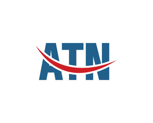 ATN logo design vector template