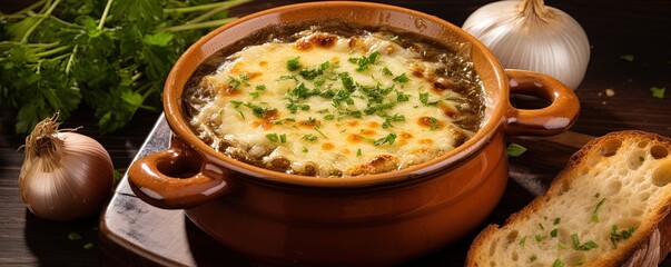Wall Mural - French onion soup