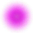 © Yan - Pink grainy circle overlay- color gradient - circle diffused effect element - pink sponge isolated