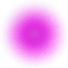 pink grainy circle overlay- color gradient - circle diffused effect element - pink sponge isolated