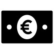 euro icon, simple vector design