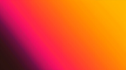 Wall Mural - Blurred color gradient orange pink black grainy color gradient background. Website background. Copy paste area for text