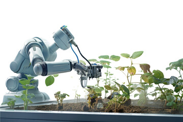 The robot uses a biological pest control system. It is considered an environmentally friendly robot. Work that is safe for the product Presentation of sustainable technology