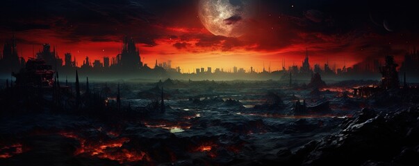 Wall Mural - toxic exoplanet