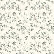 © Oksana Smyshliaeva - A seamless vintage-inspired pattern with delicate sprigs and flowers on a creamy backdrop, perfect for textiles and wallpapers.