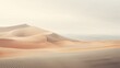 Minimal and cinematic a wide shot captures the serene beauty of desert dunes