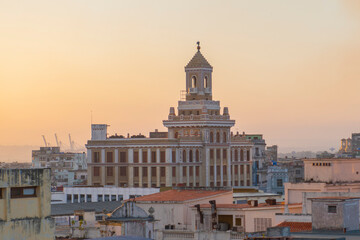 Wall Mural - Bacardi Building (Edificio Bacardi) on Avenida Belgica at Calle San Juan de Dios Street in Old Havana (La Habana Vieja), Cuba. Old Havana is a World Heritage Site. 