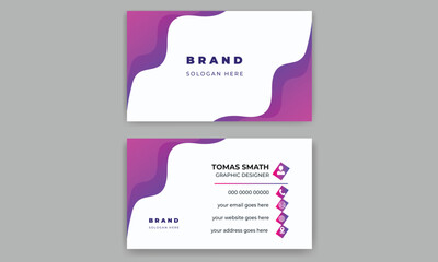 Wall Mural - Minimal Business Card Layout