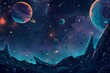 space background with planets and stars Space explanation