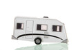 Caravan isolated over white background