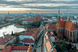 Wrocław - panorama od strony Ostrowa Tumskiego