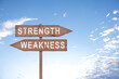 © Philip - Strength or weakness strong or weak points overcome problems accept the challenge to success.