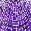 abstract vector stained-glass mosaic background - purple and violet
