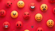 © Дмитрий Баронин - set of emoticons with different emotions