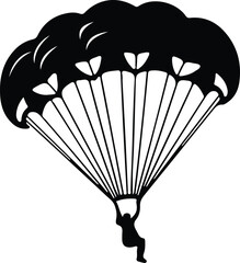 parasailing  silhouette