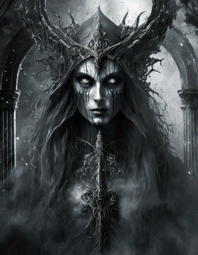 Paranormal Dark Fantasy. Realm of Shadows. Gothic Demon