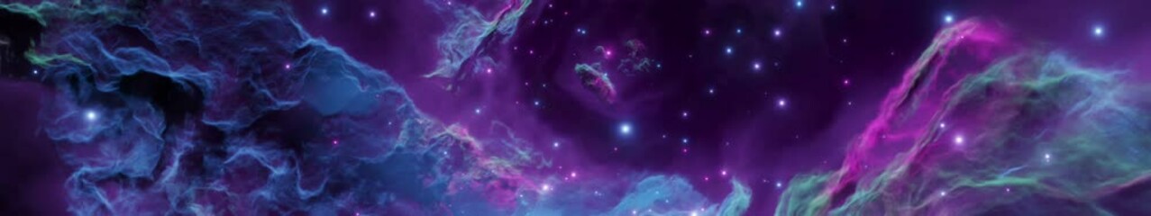 nebula galaxy widescreen visual
