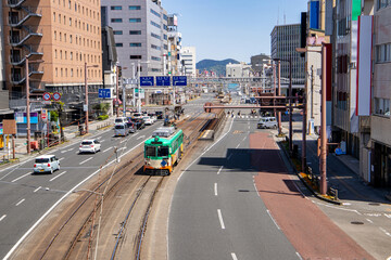 Wall Mural - 高知市の街の風景