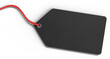 © bht2000 - Blank black paper hang tag isolated on transparent background