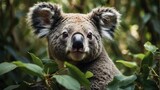Fototapeta Tęcza - portrait of a koala in jungle photo